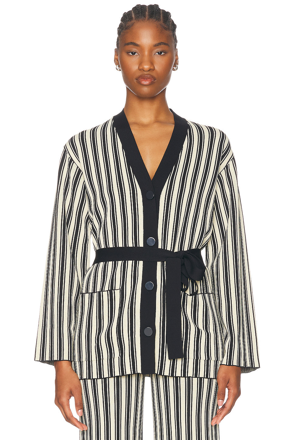 Max Belted Knit Cardigan