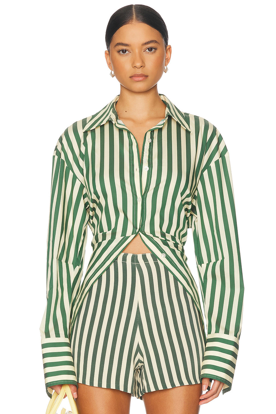 Loch Poplin Button Up Top