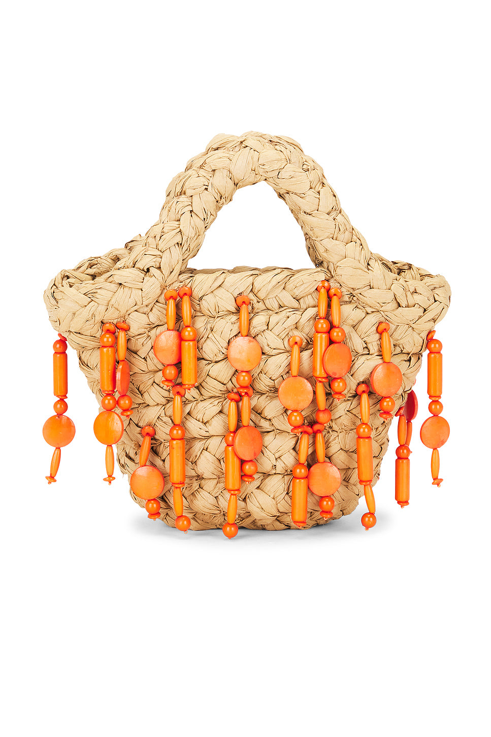 Mini Beaded Mercado Tote Bag