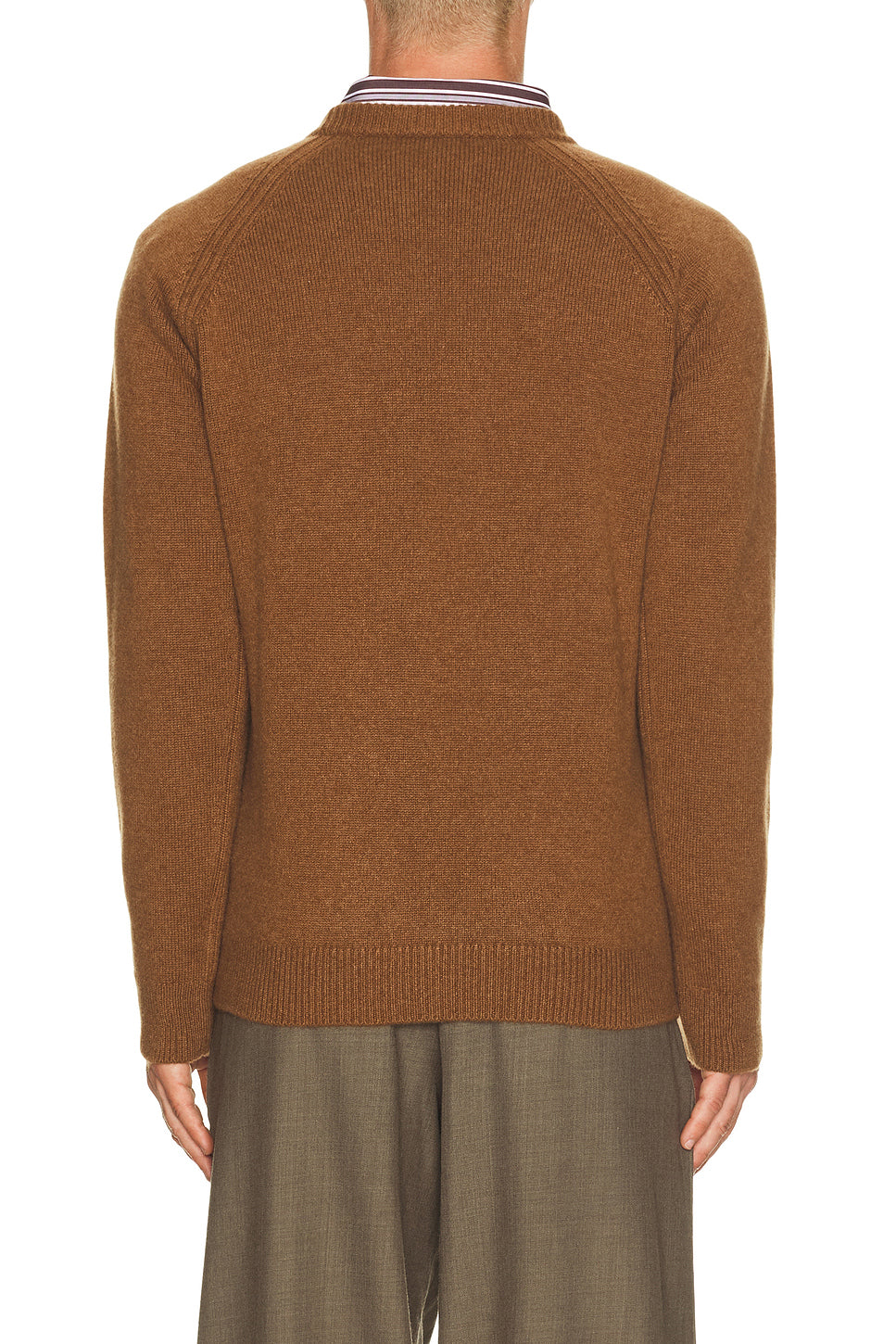Cashmere Raglan Sleeve Crewneck Sweater