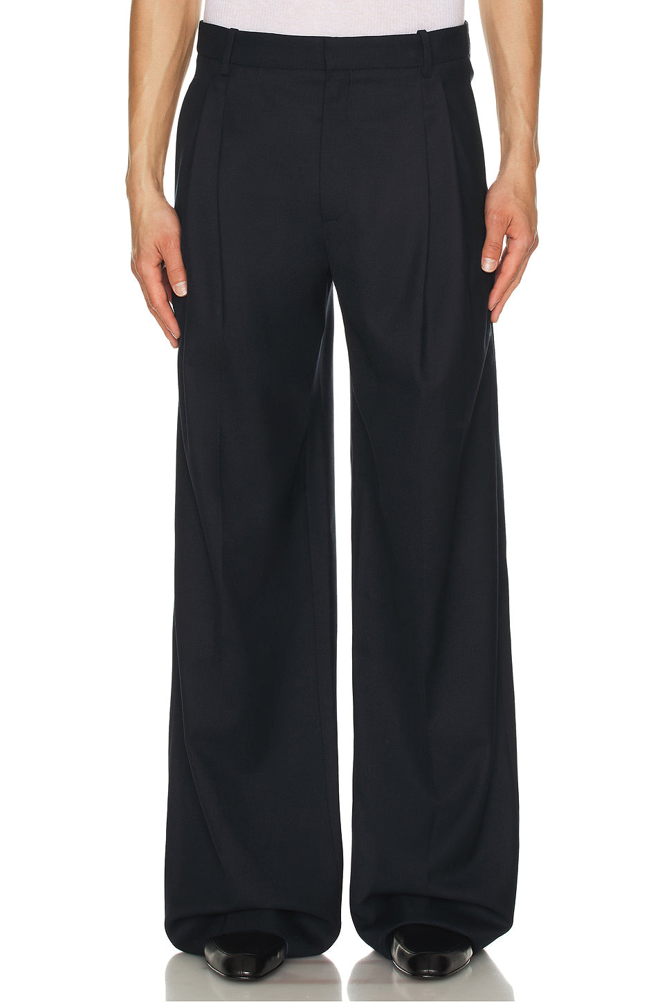 Pantalon Taille Haute 2 Plis Fit Allure
