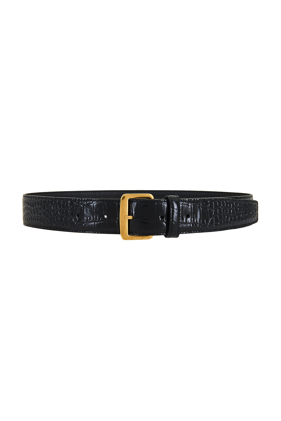 Croc Embossed Belt