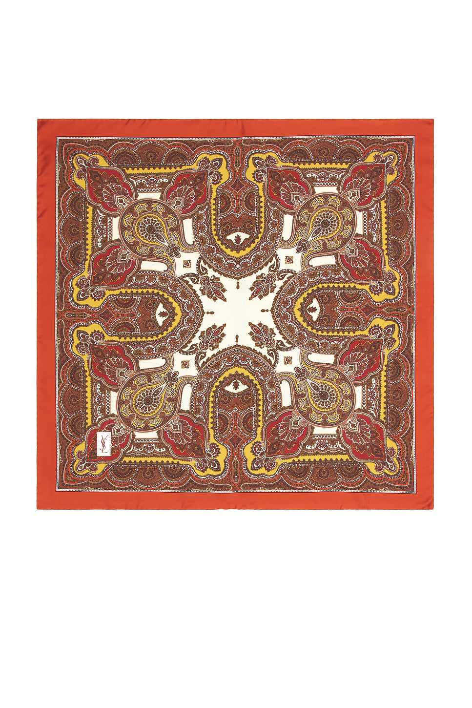 Vintage Paisley Carre Scarf