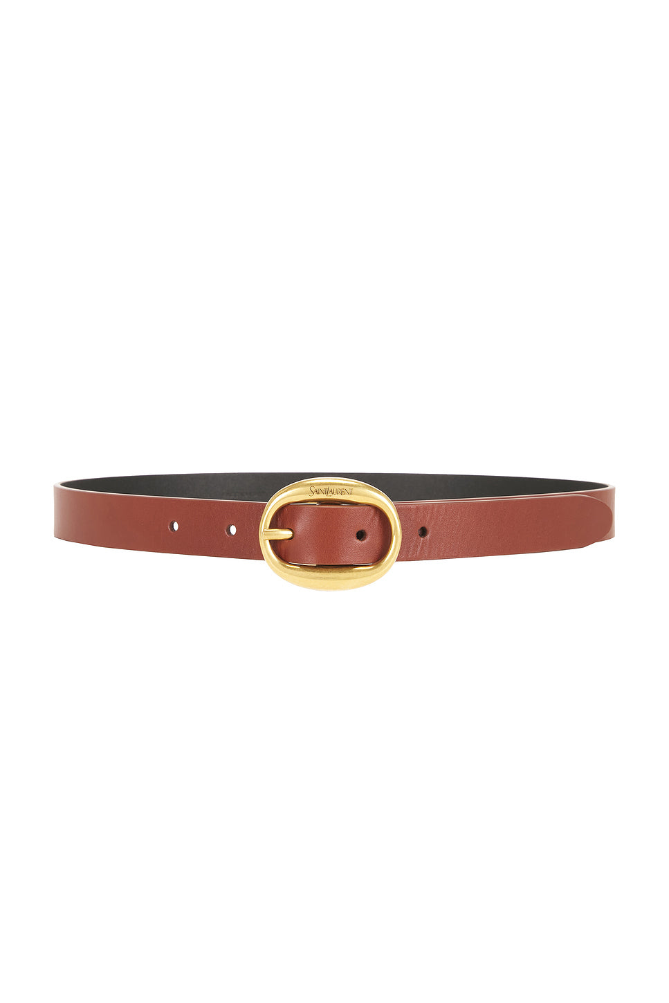 Fine Ceinture Boucle Ovale Belt