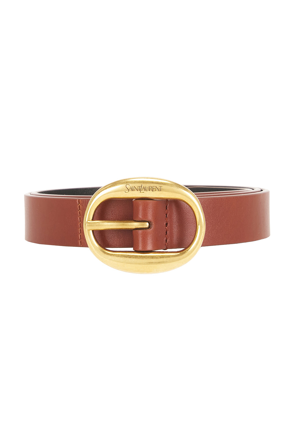 Fine Ceinture Boucle Ovale Belt
