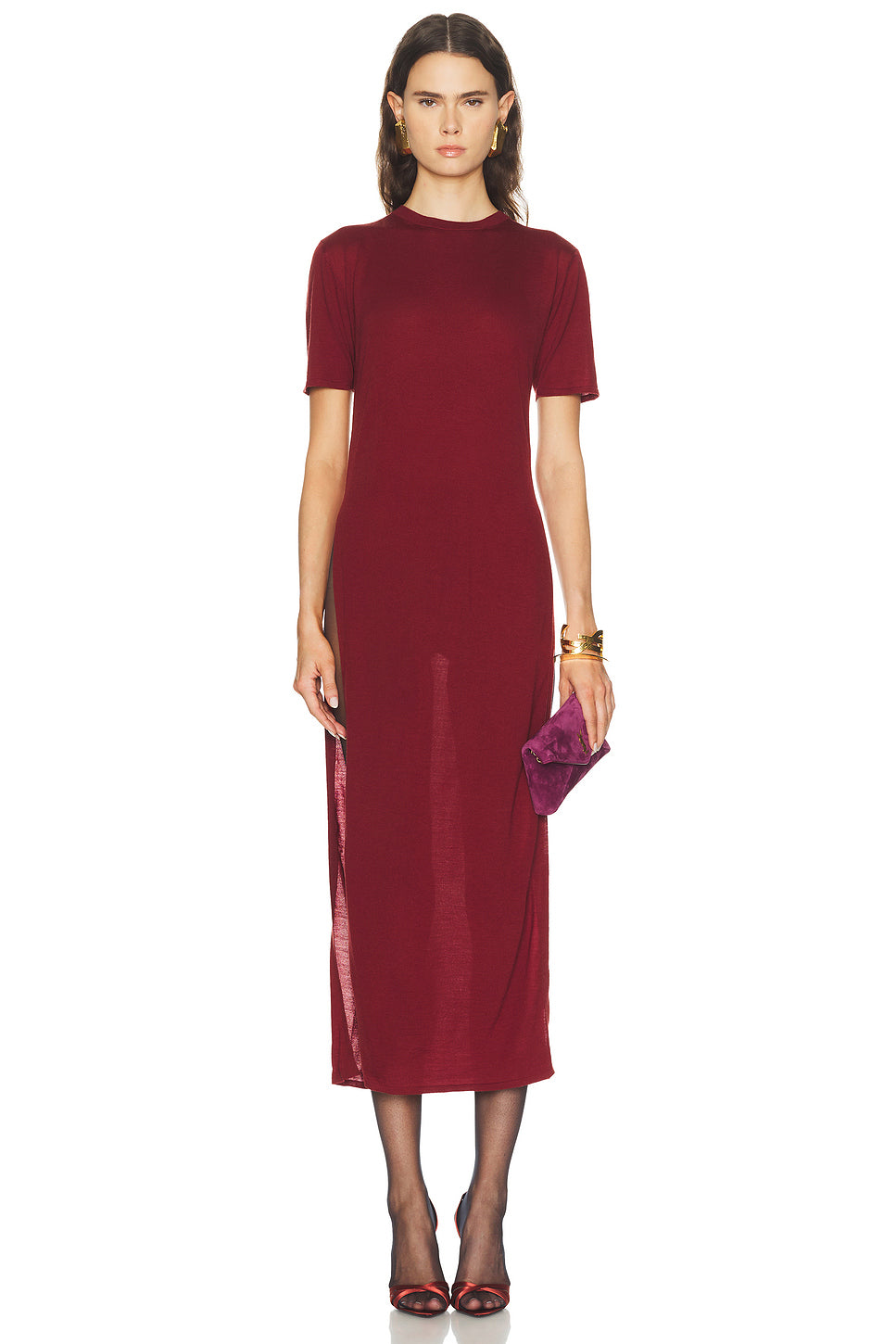 Short Sleeve Maxi Dress