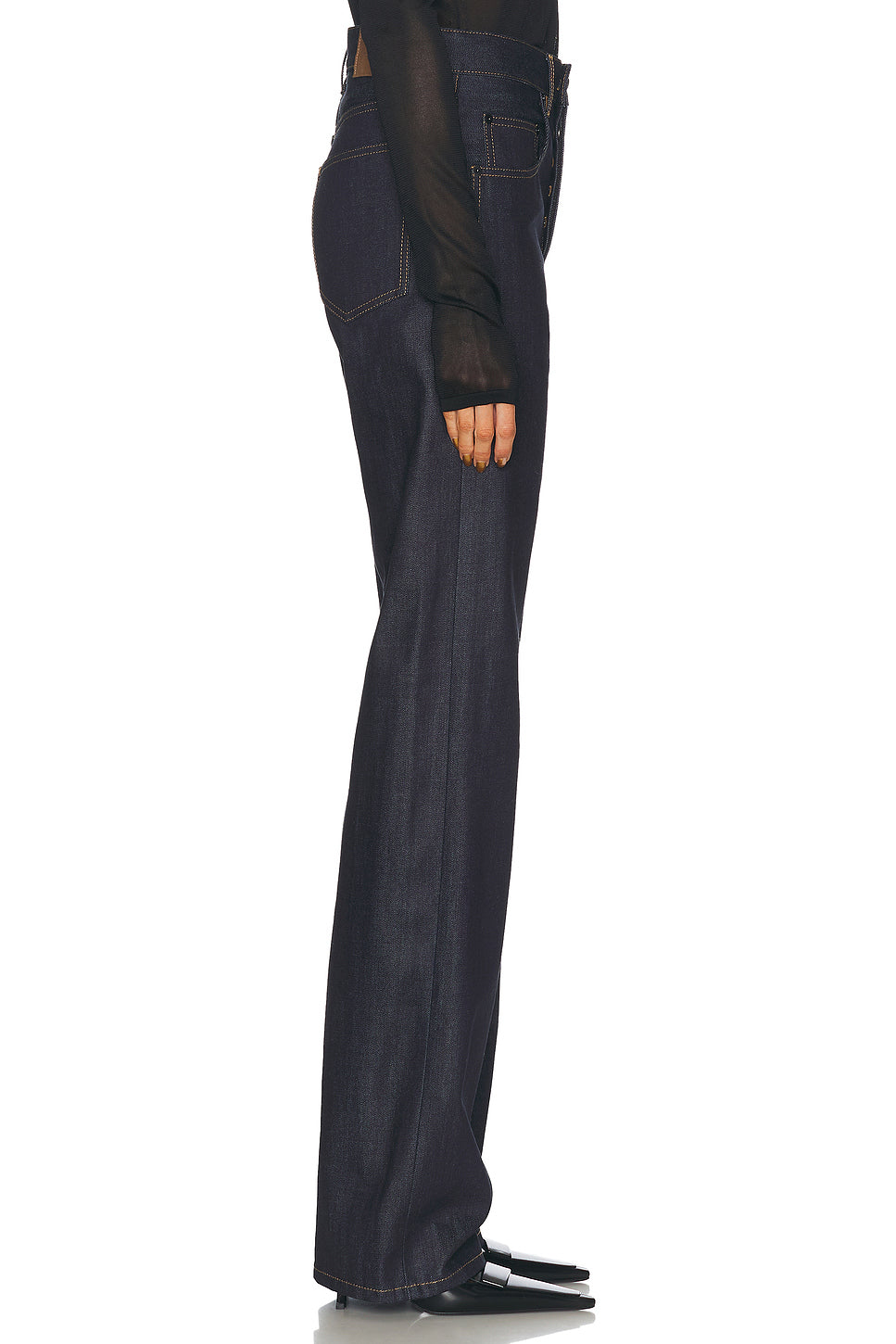 Bootcut Leg Jeans