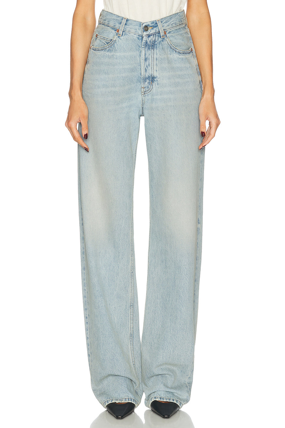 High Waisted Wide Leg Jeans