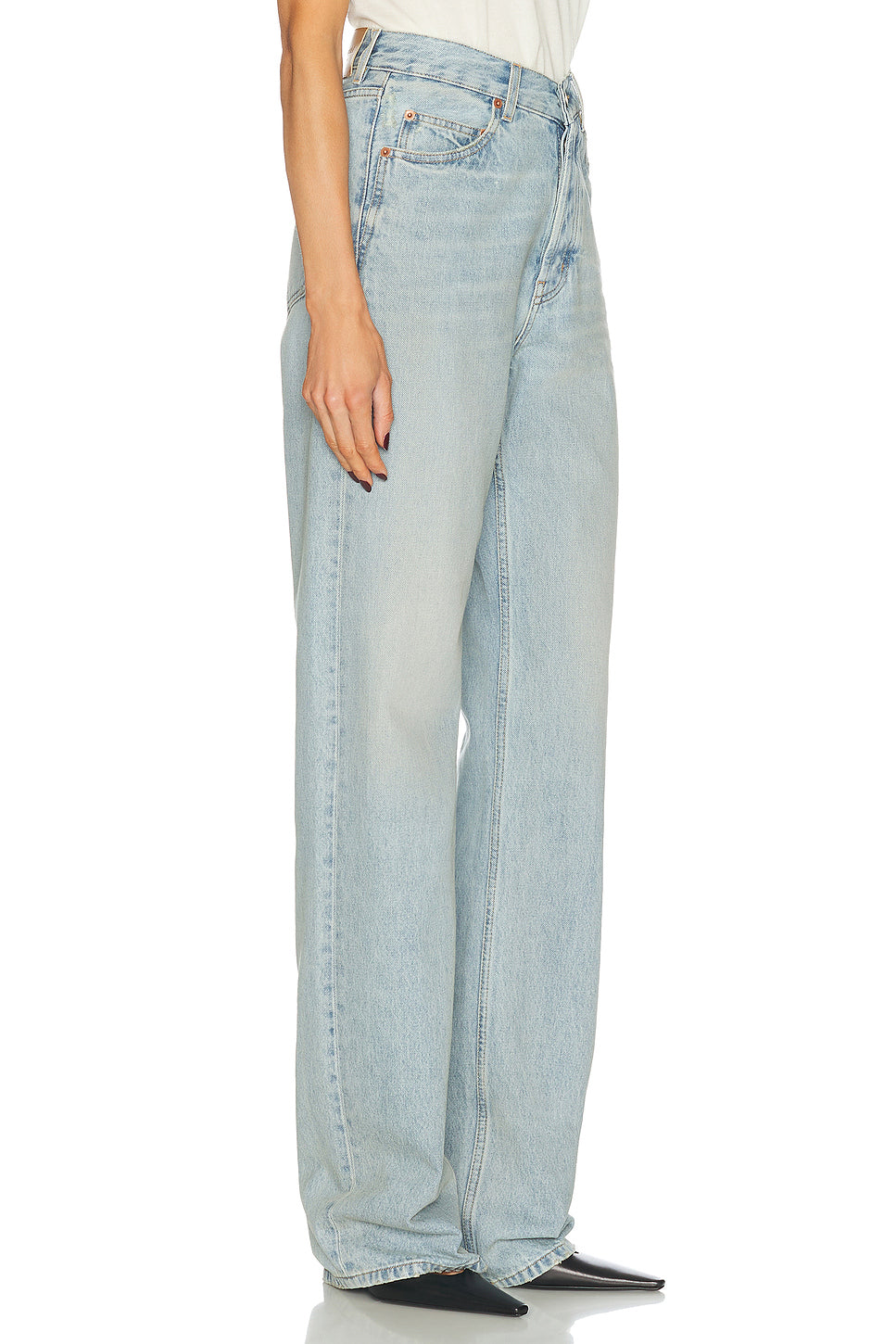 High Waisted Wide Leg Jeans