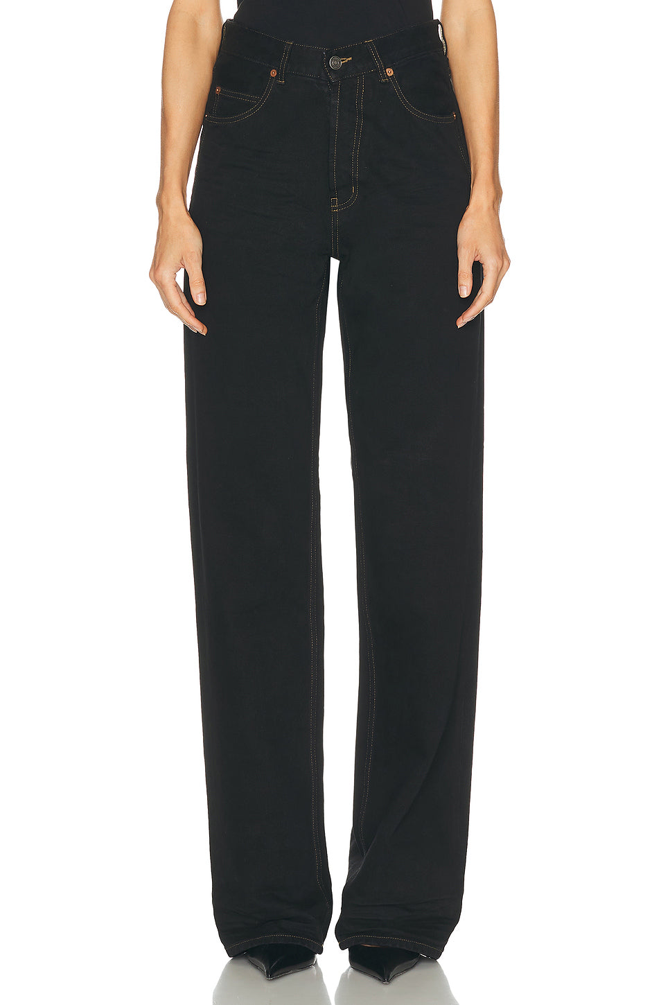 V Waist Wide Leg