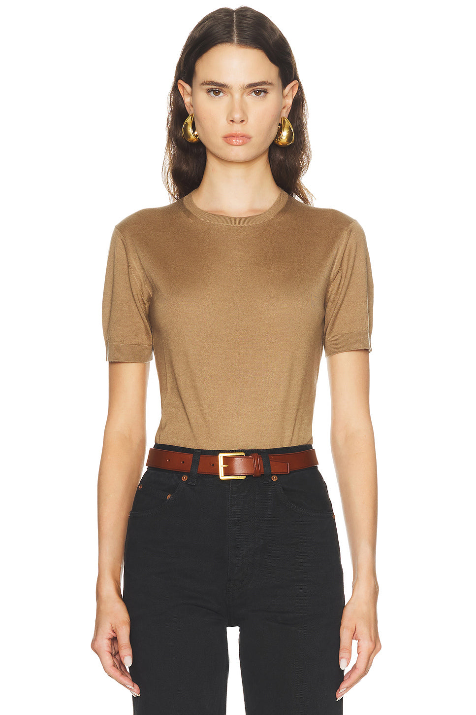 Short Sleeve Pullover Sweater