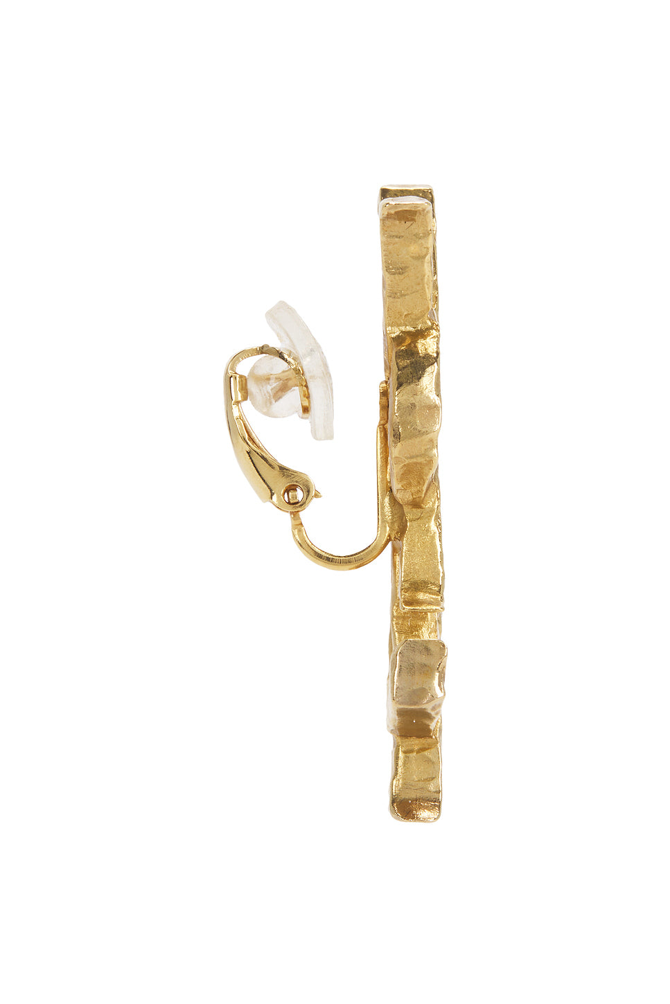 Hammered Single Earring