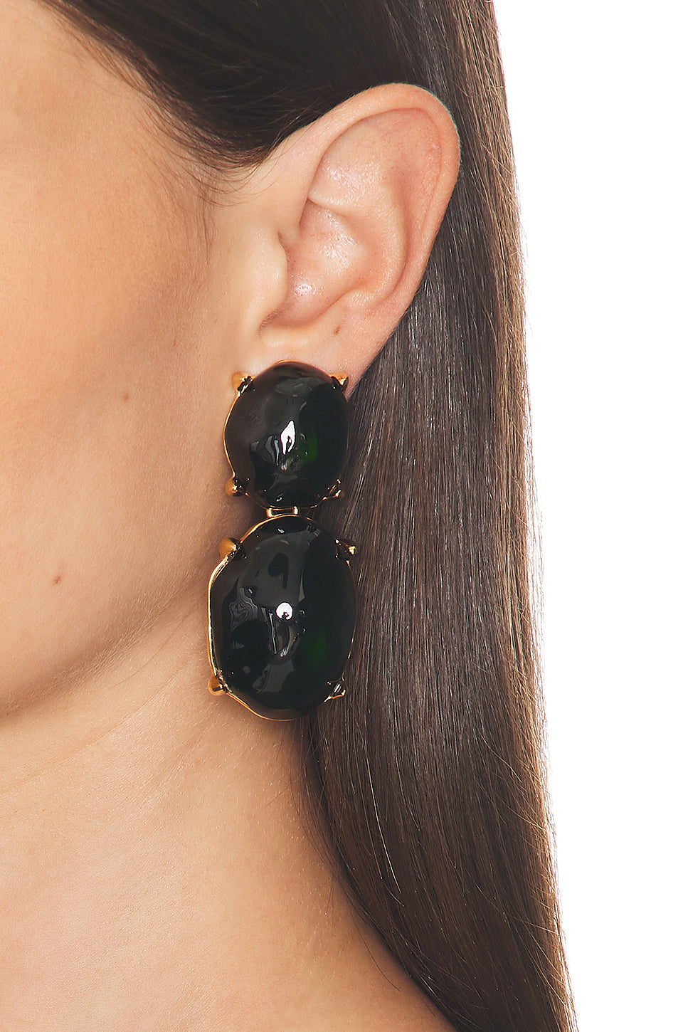 Double Pendant Earrings