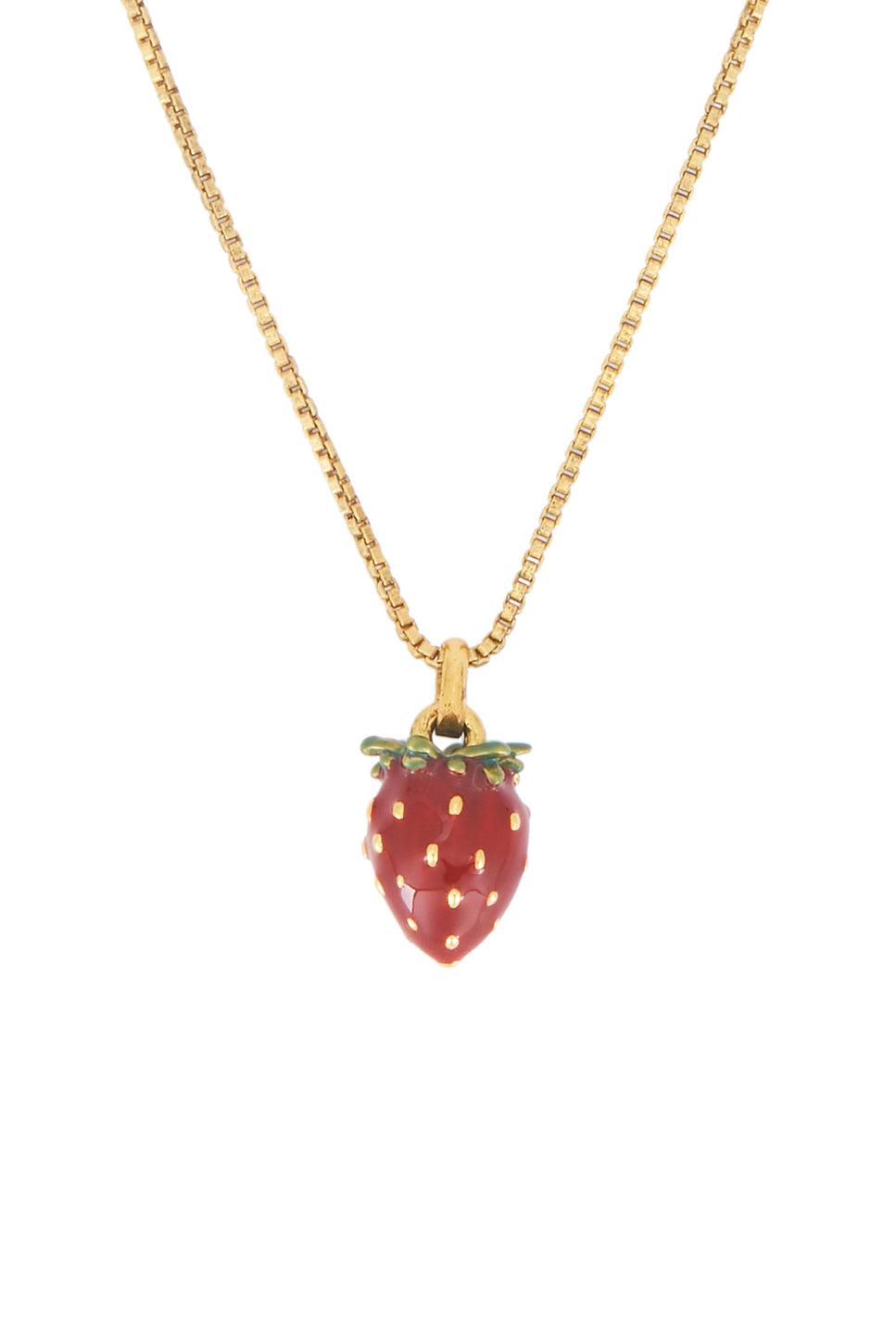 Strawberry Pendant Necklace