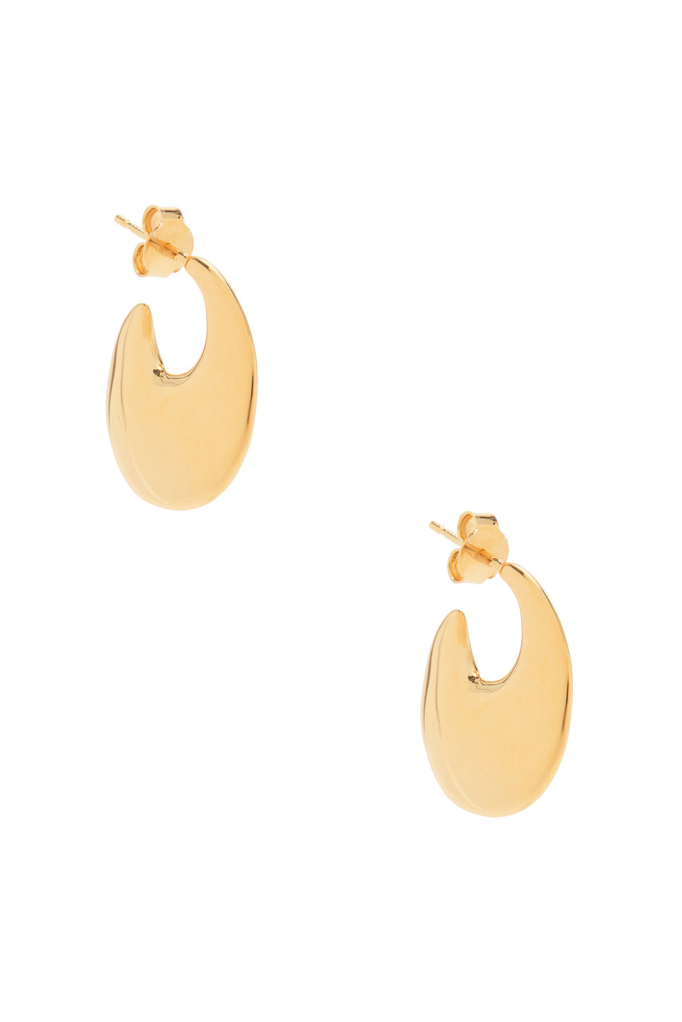 Bo Creole Plate Earrings
