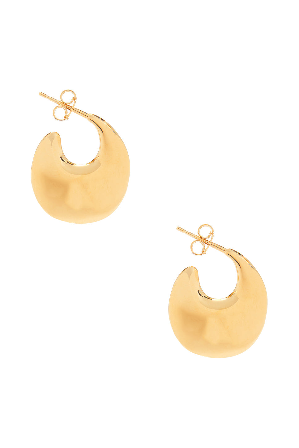 Bo Creole Plate Earrings