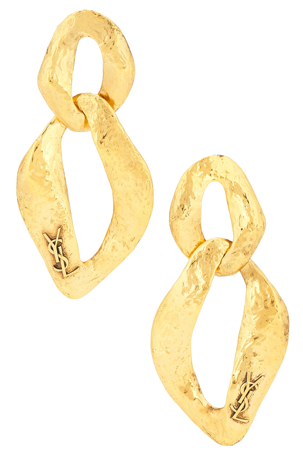 Maillon Hammered Earrings
