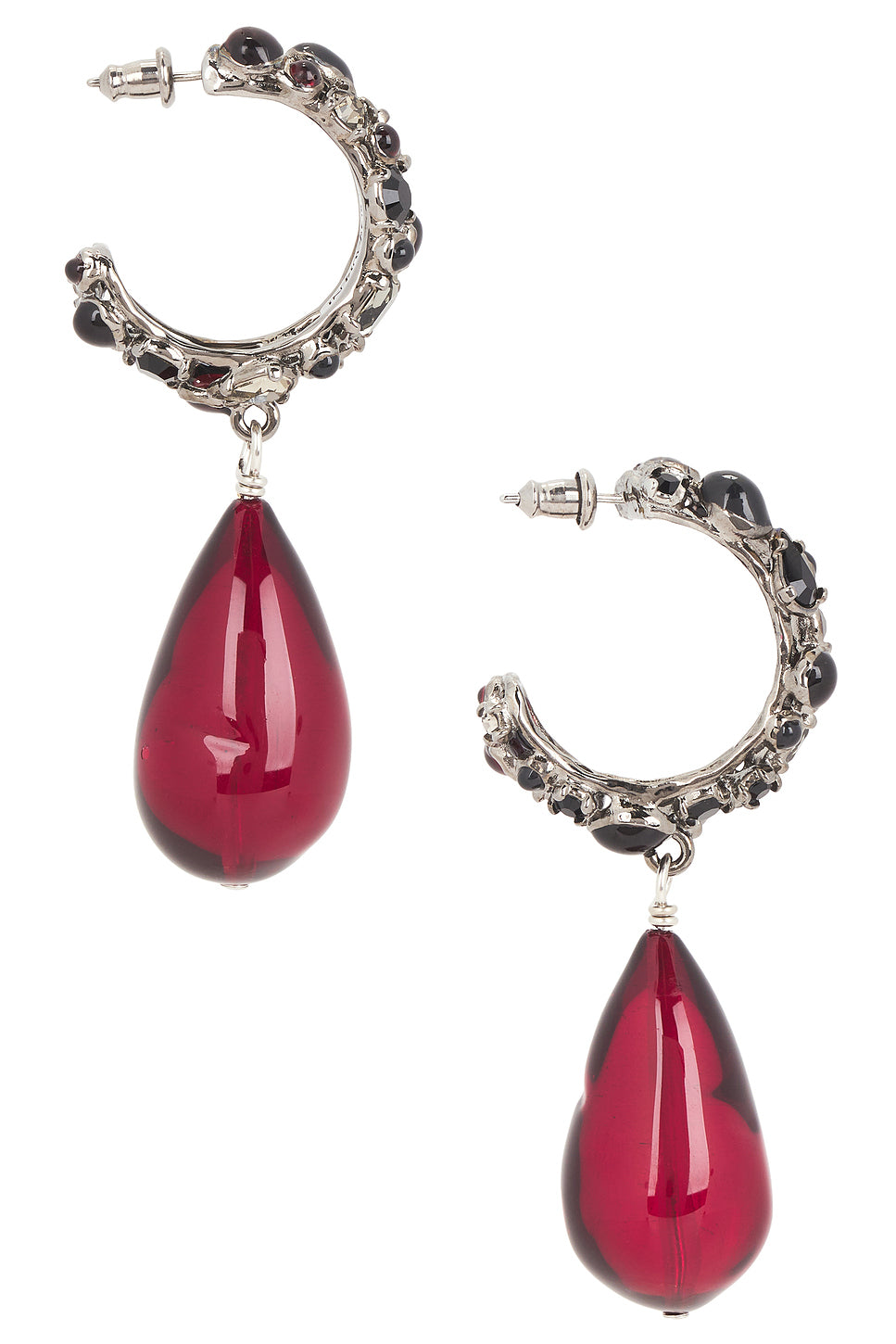 YSL Fetiche Hoop & Drop Earrings