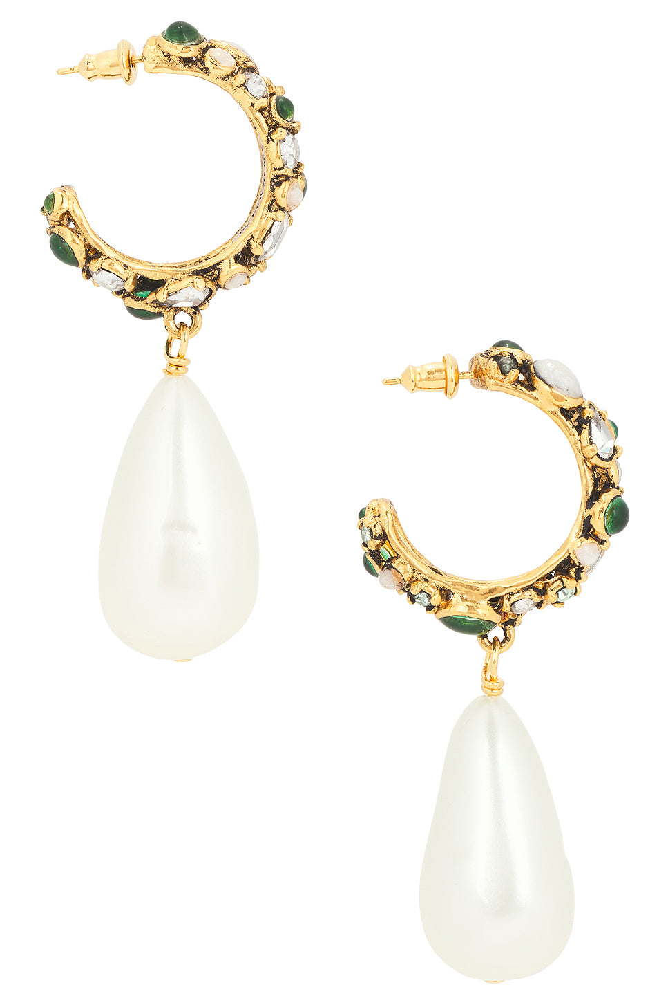 YSL Hoop & Drop Fetiche Earrings