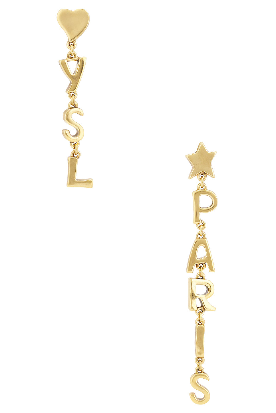 YSL Paris Pendant Earrings