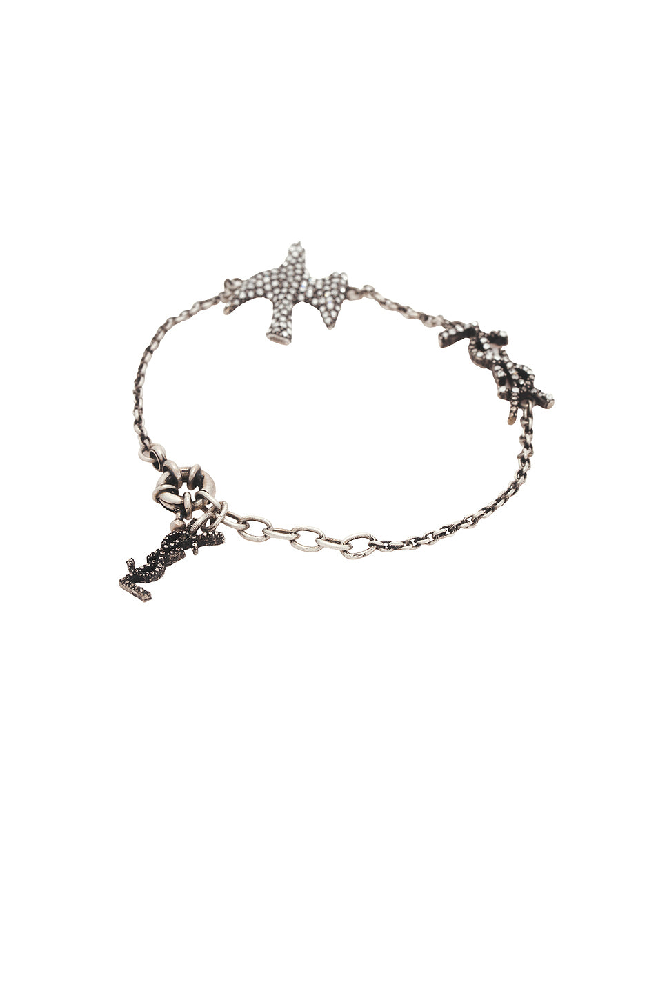 Thin YSL & Dove Bracelet