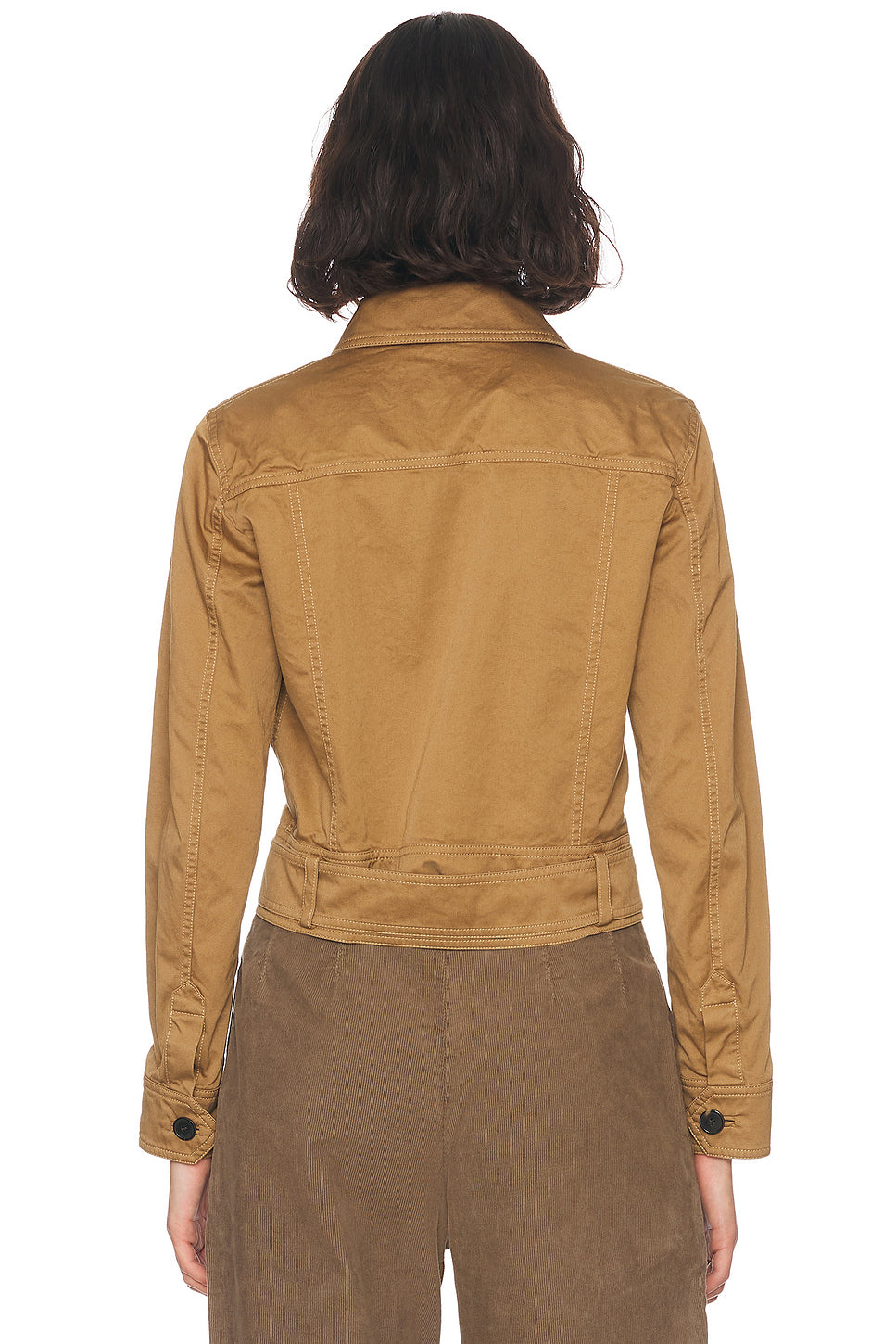 Cropped Belted Jacket