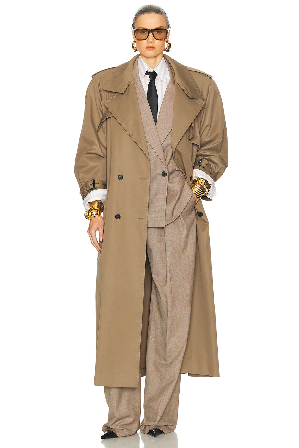 Belted Trench Coat