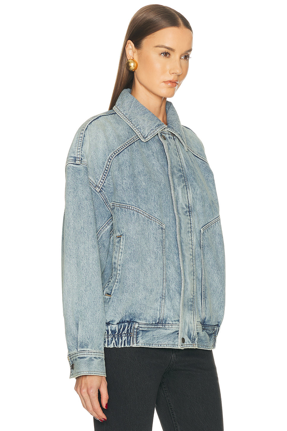 Denim Bomber Jacket