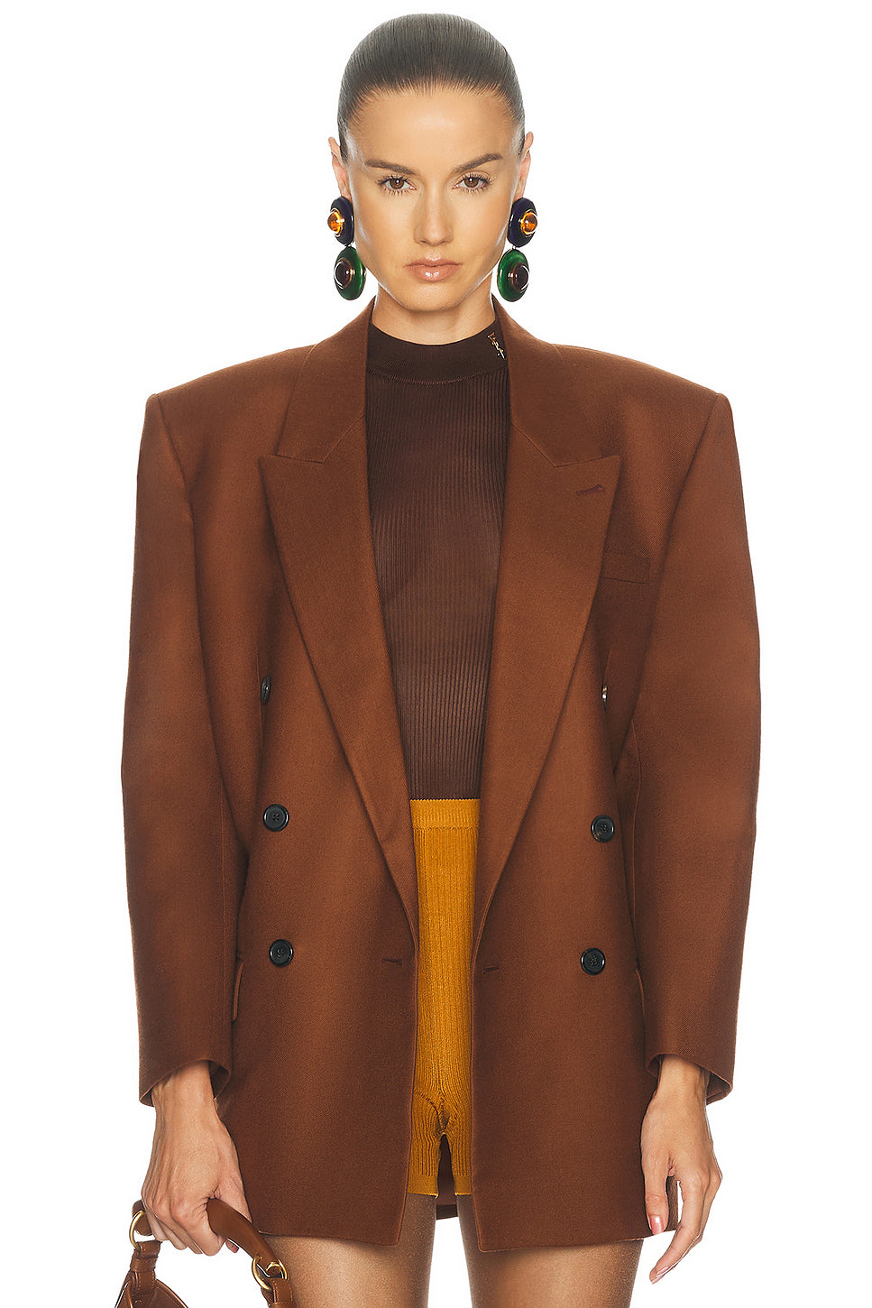 Wool Double Breasted Jacket