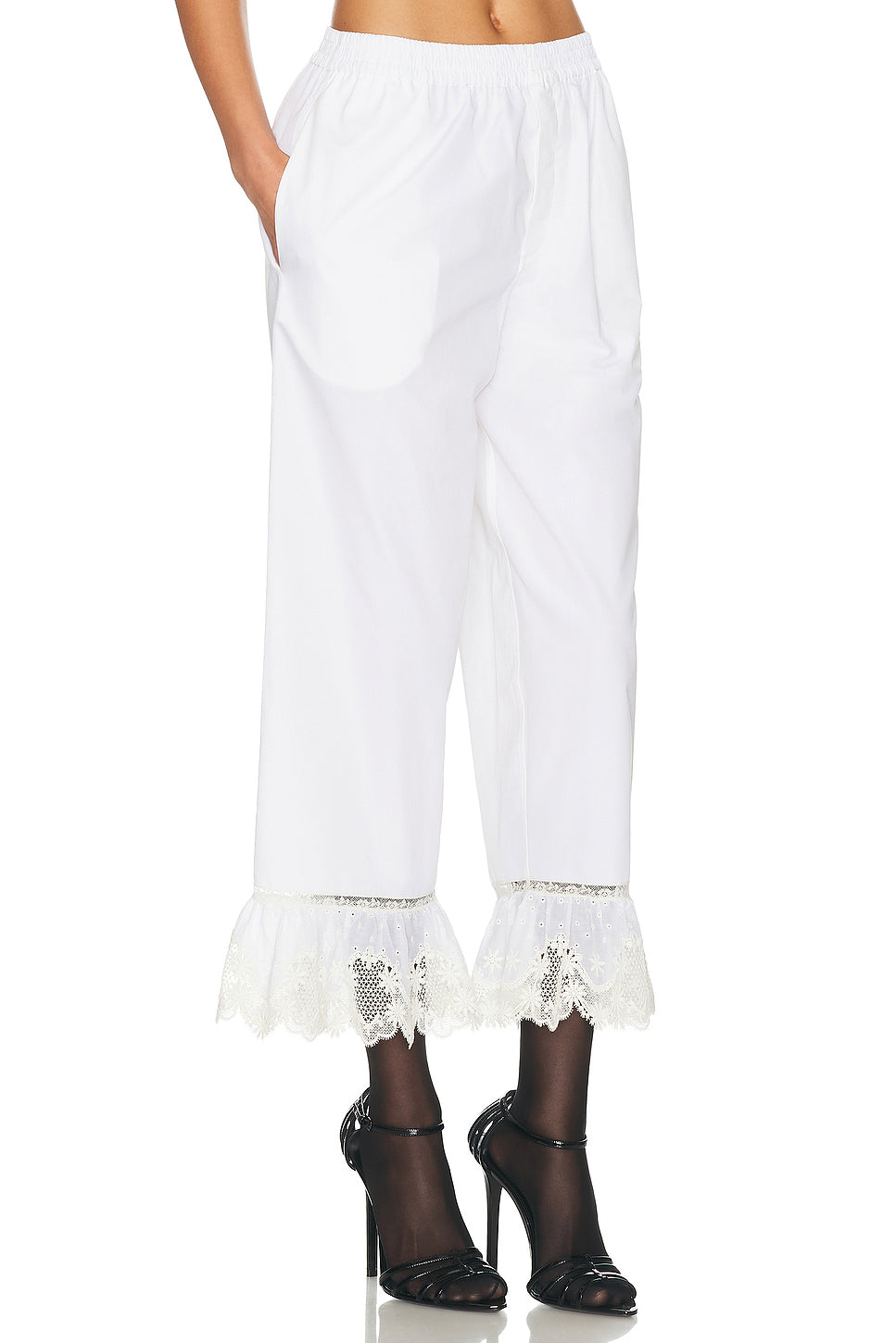 Cropped Straight Leg Pant