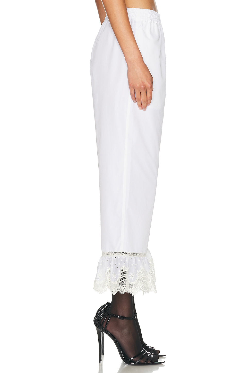 Cropped Straight Leg Pant