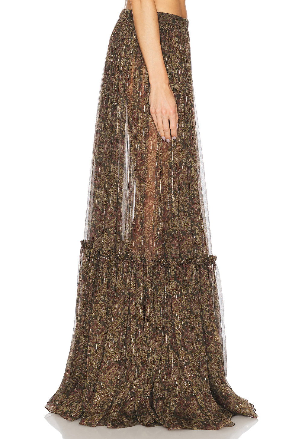 Tiered Maxi Skirt