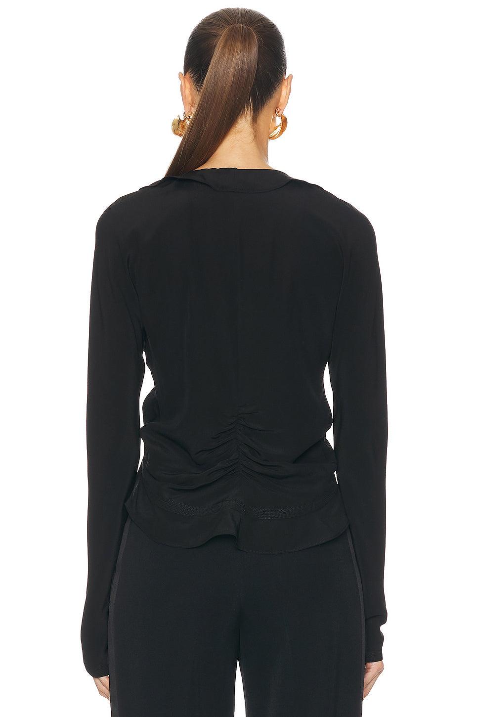 Long Sleeve Ruffle Top