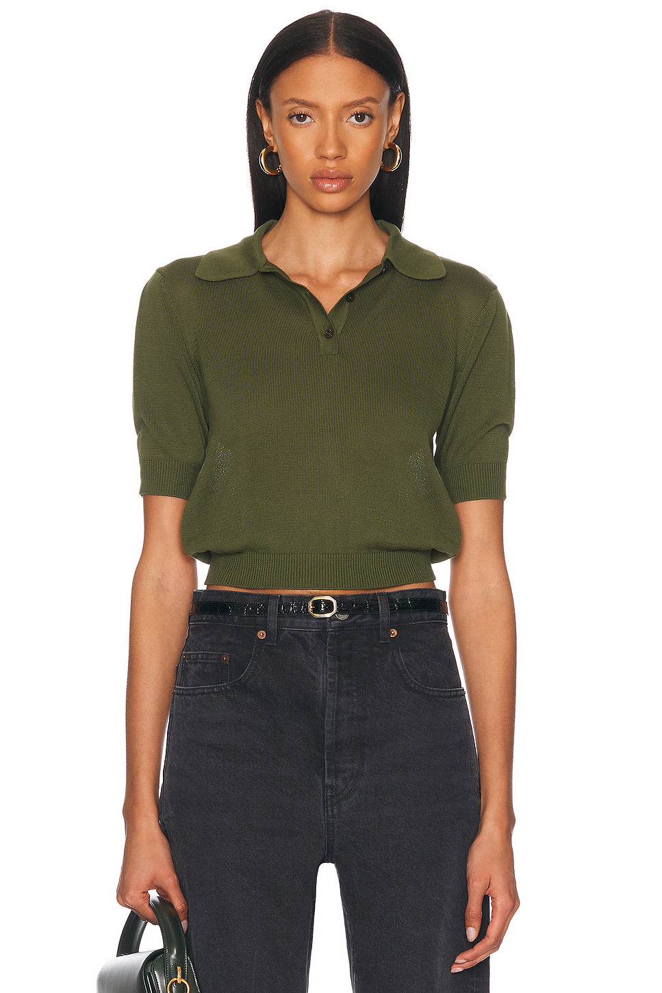 Short Sleeve Polo Top