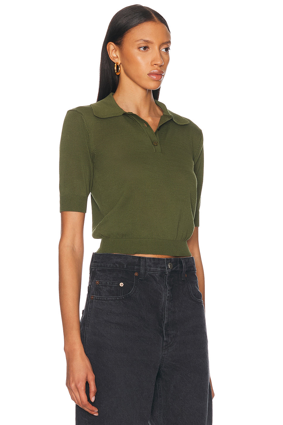 Short Sleeve Polo Top