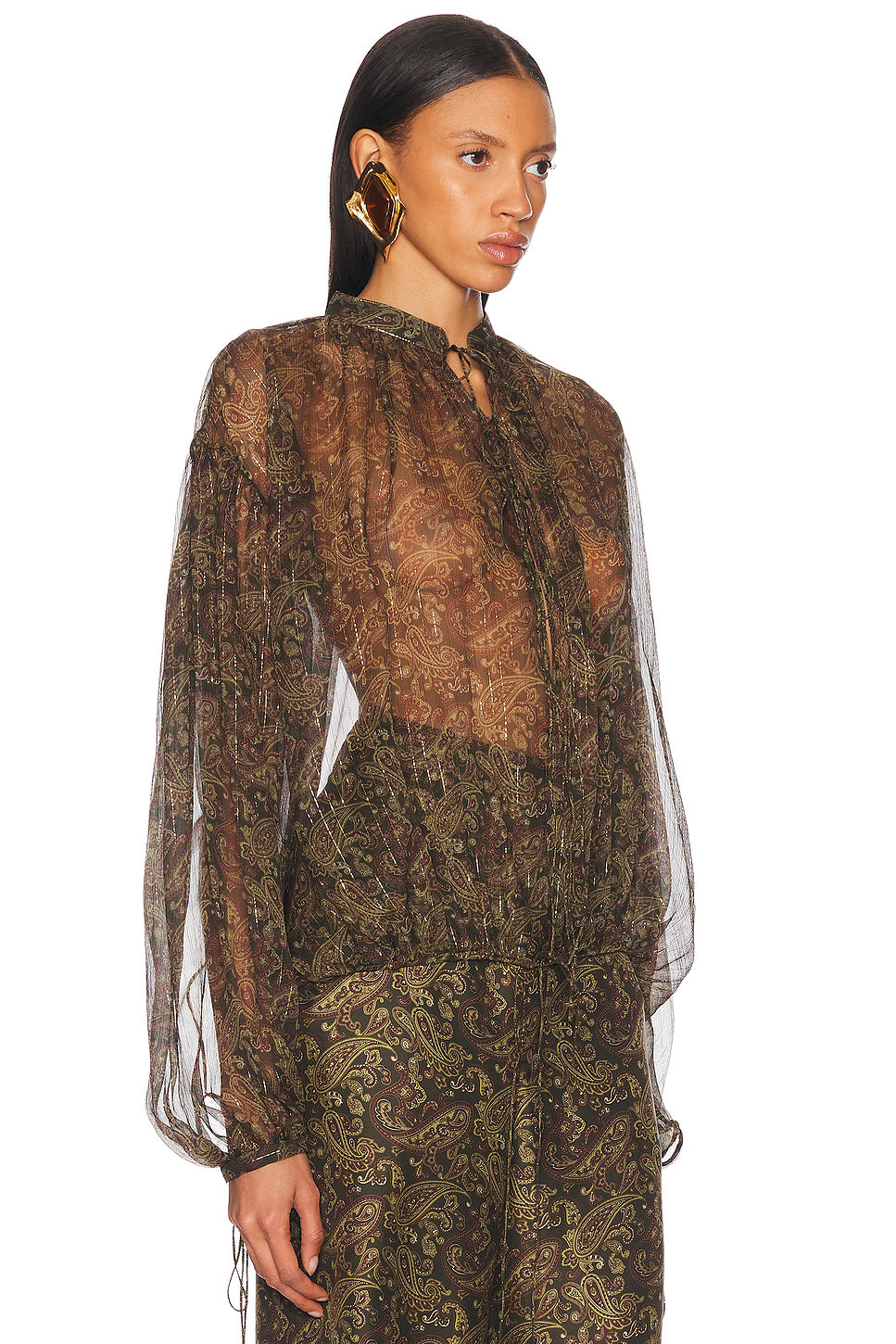 Tie Neck Blouse