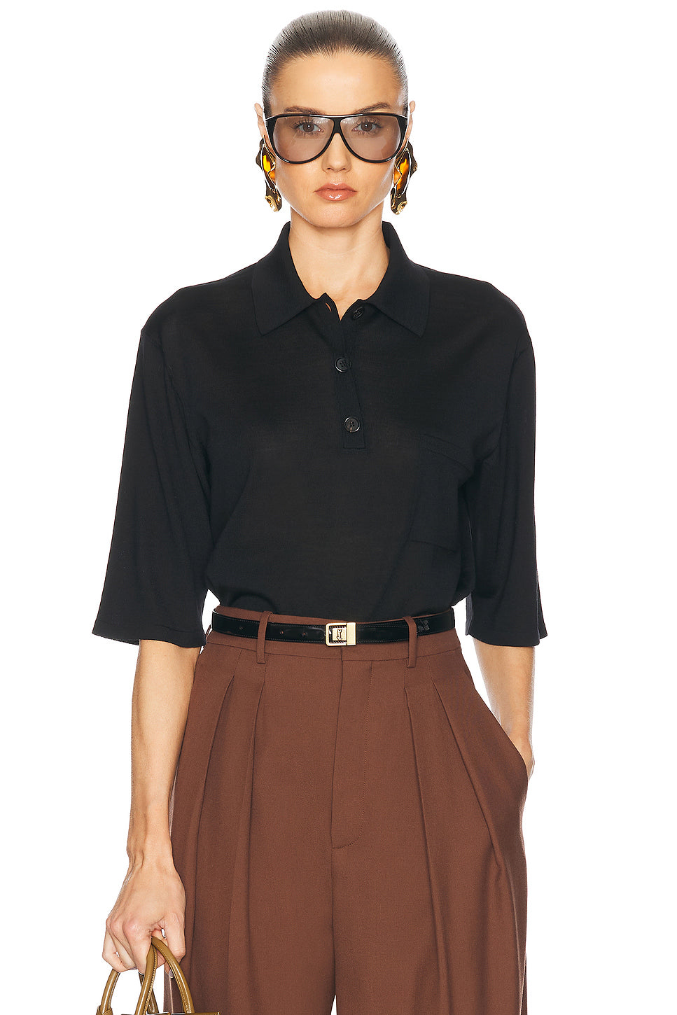 Short Sleeve Polo Top