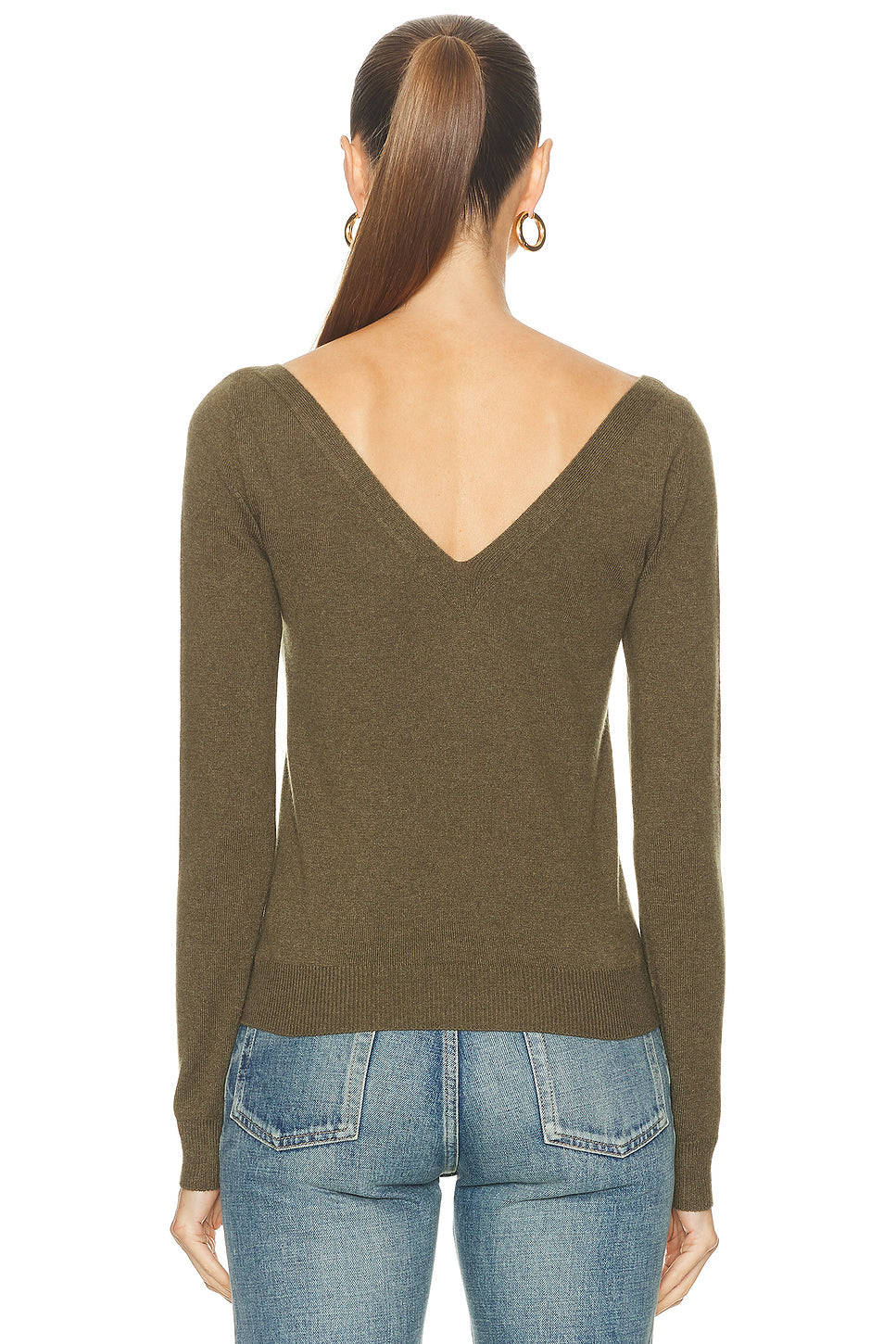 Long Sleeve V-Neck Top