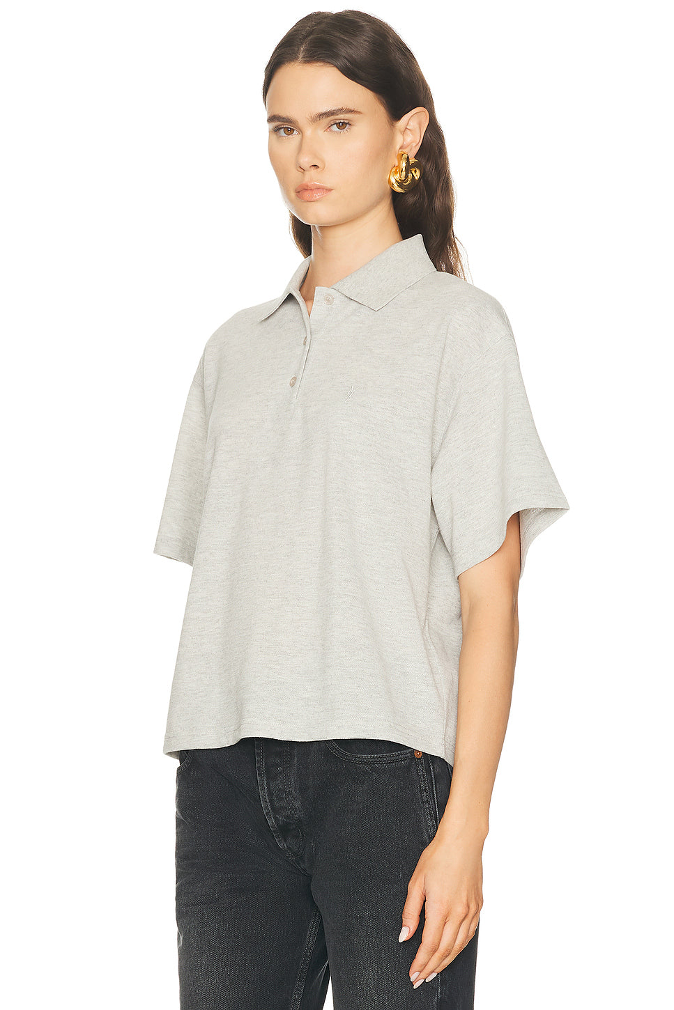 Oversized Polo Top