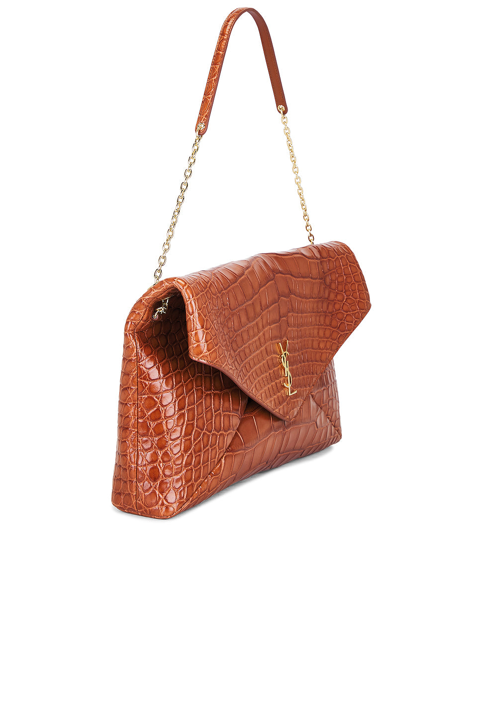XXL Alligator Envelope On Chain Bag