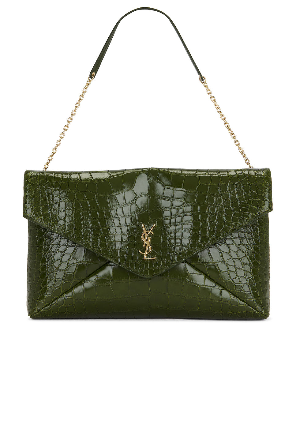 XXL Alligator Envelope On Chain Bag