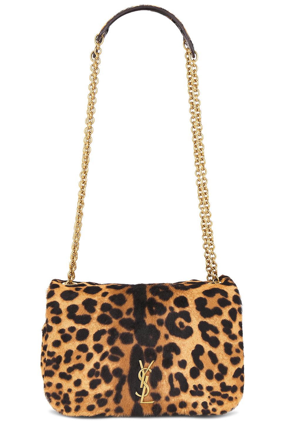 Mini Jamie 4.3 Chain Bag in Manto Naturale & Dark Brown