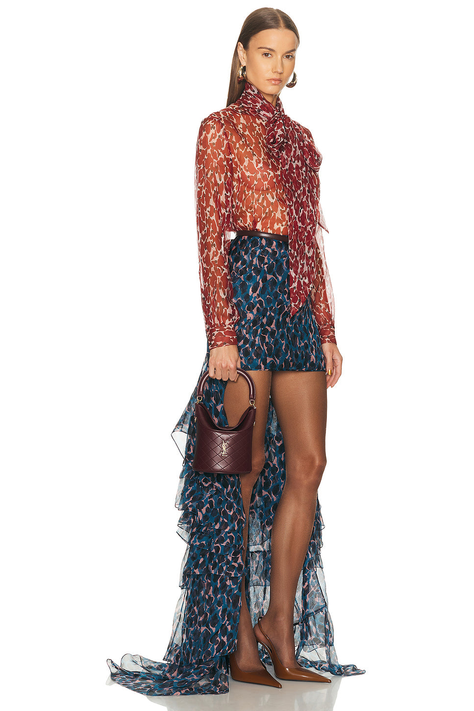 Gaby Top Handle Bucket Bag