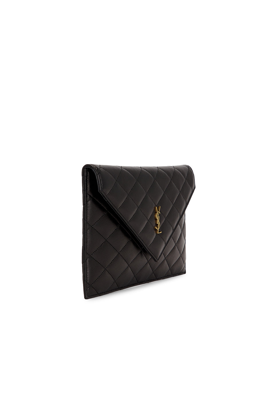 Agneau Plume Matelasse Pouch
