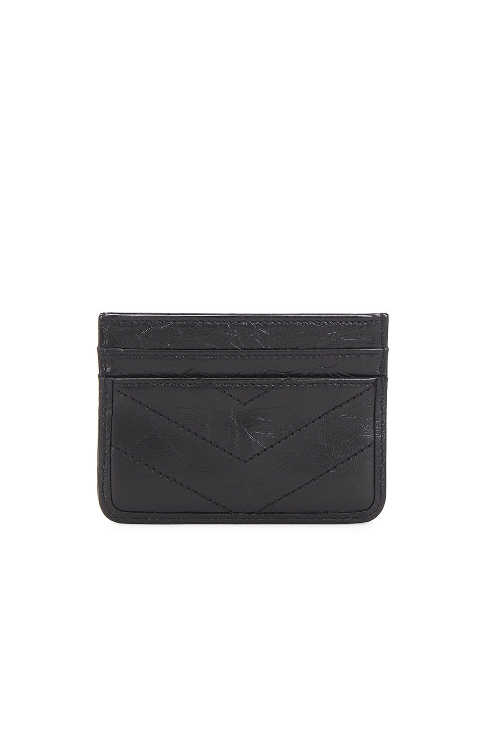 Cuir Vintage Froisse Matelasse Credit Card Case