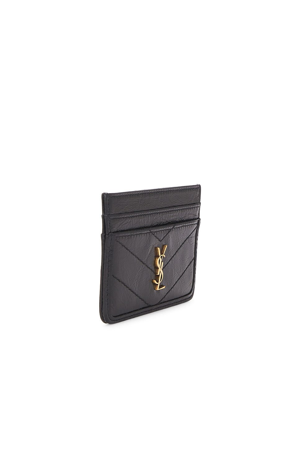 Cuir Vintage Froisse Matelasse Credit Card Case