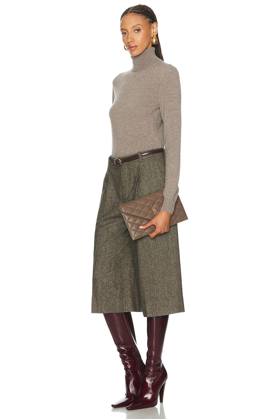 Grain De Poudre Matelasse Pouch
