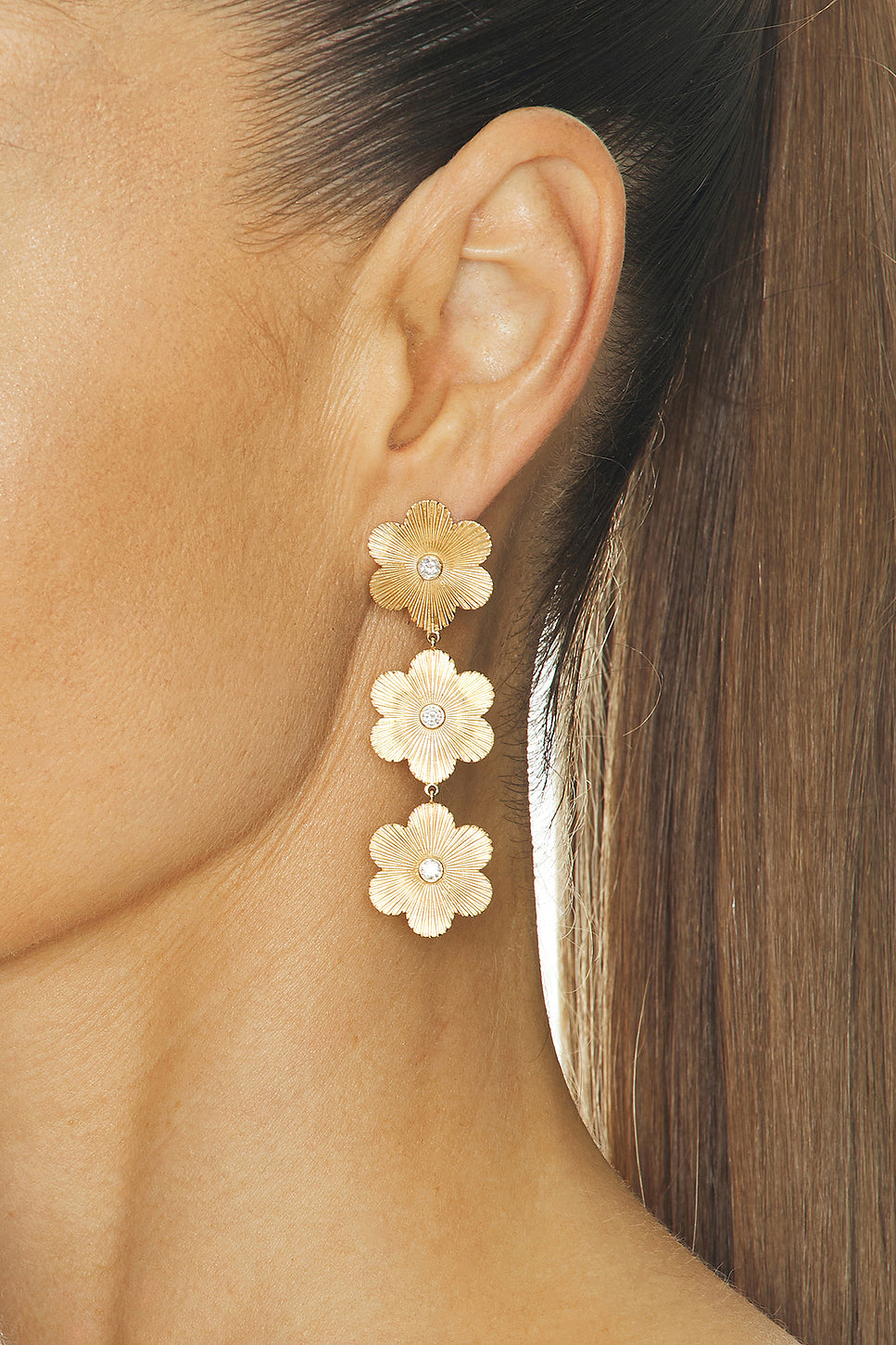 Flower Drop Earrings