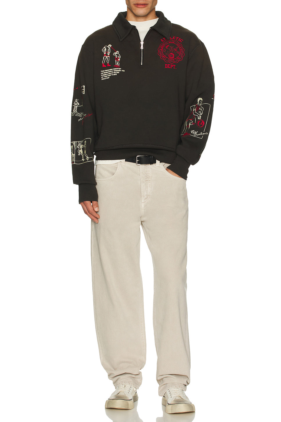Varsity 1/4 Zip Sweater