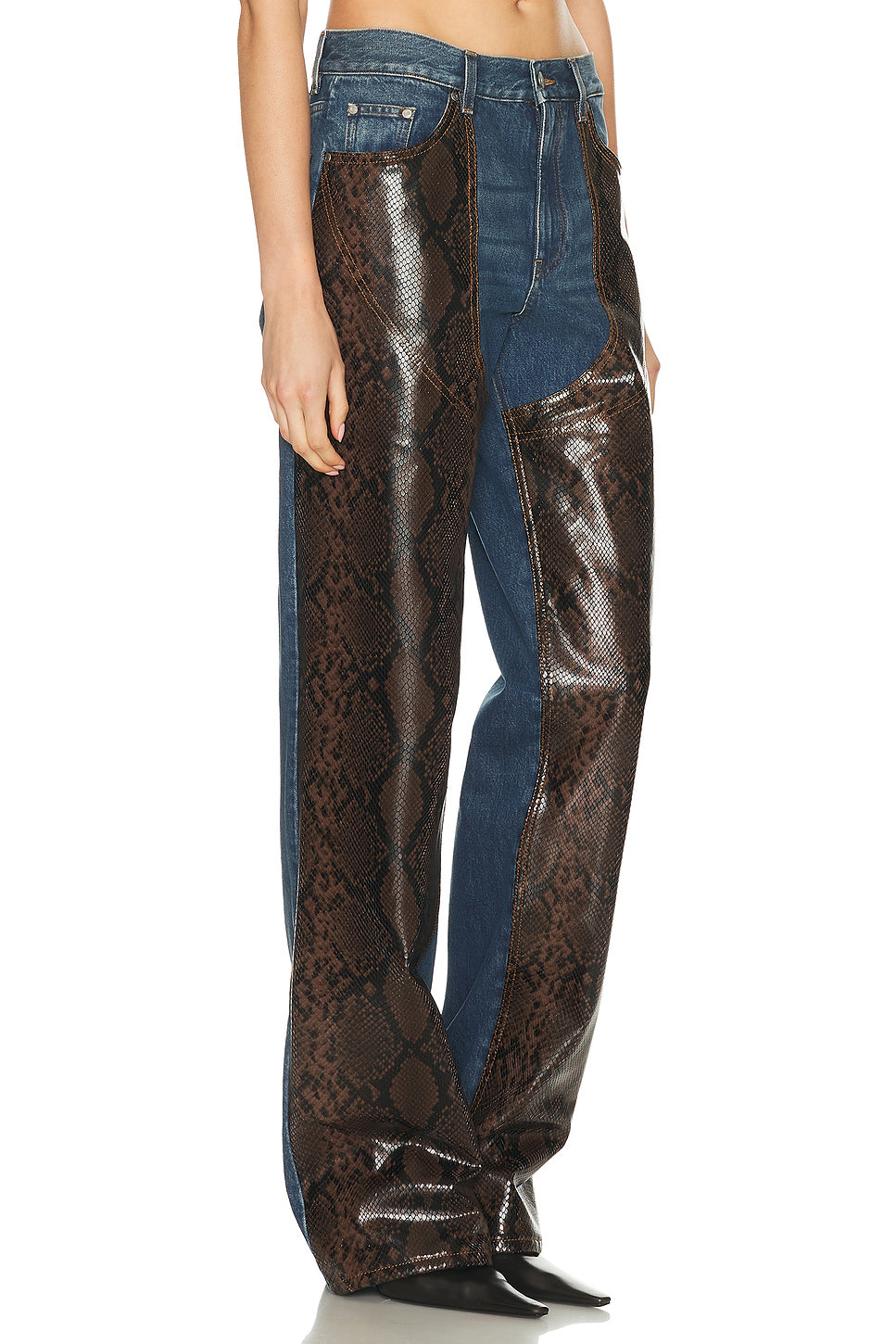 Snake Chap Wide Leg